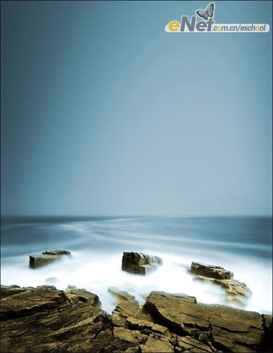 photoshop照片合成：夢幻海岸之光(2)