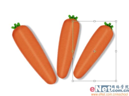 巧用photoshop鼠繪鮮嫩的胡蘿卜_網頁設計webjx.com轉載