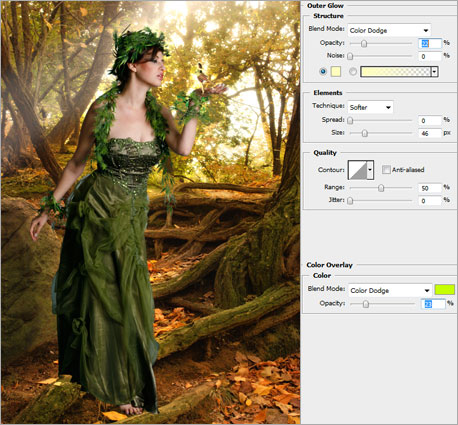 photoshop照片合成:制作奇幻森林場景_網頁設計