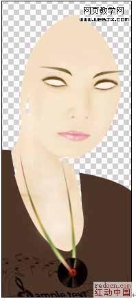 photoshop繪制仿矢量女歌手yui