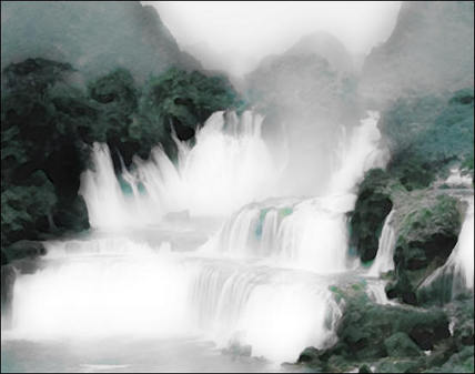 網頁設計www.webjx.com原創_photoshop將照片處理為潑墨風景畫