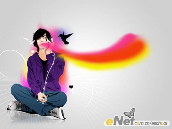 photoshop打造時尚音樂宣傳畫面