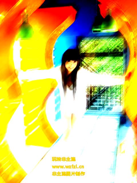 photoshop讓美女照片更加有視覺沖擊特效_webjx.com