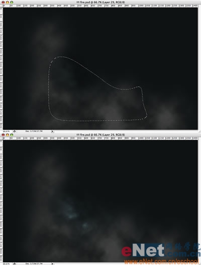 photoshop創建終極火焰隕石文字