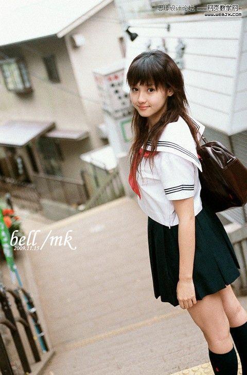 ps調色教程:漂亮的暗調效果美女照片_網頁設計