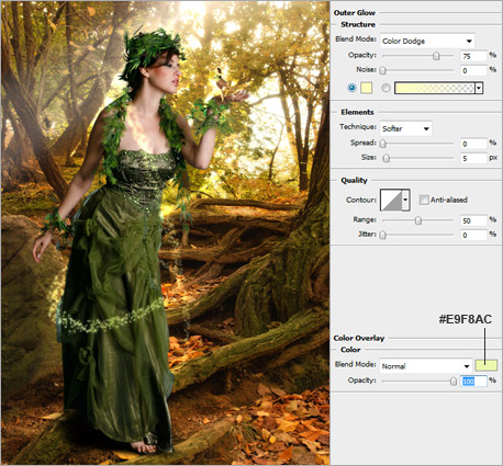 photoshop照片合成:制作奇幻森林場景_網頁設計