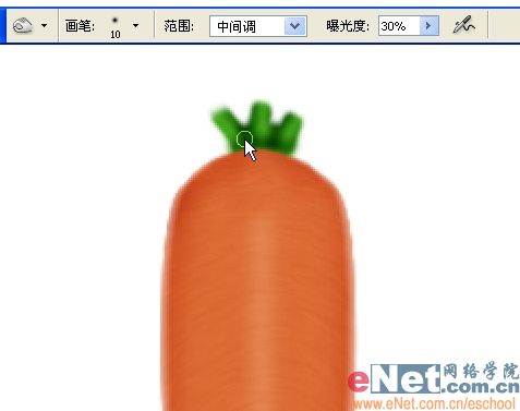巧用photoshop鼠繪鮮嫩的胡蘿卜_網頁設計webjx.com轉載