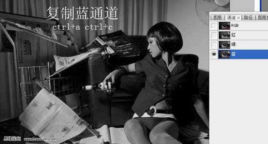 photoshop調色：暗黃懷舊照片特效