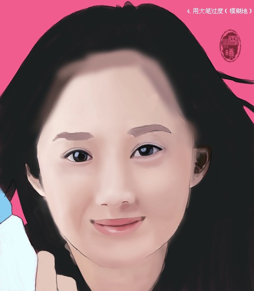 photoshop鼠繪教程:矢量青春美女