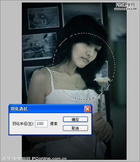 photoshop把圖片調成冷艷憂郁色調-www.webjx.com