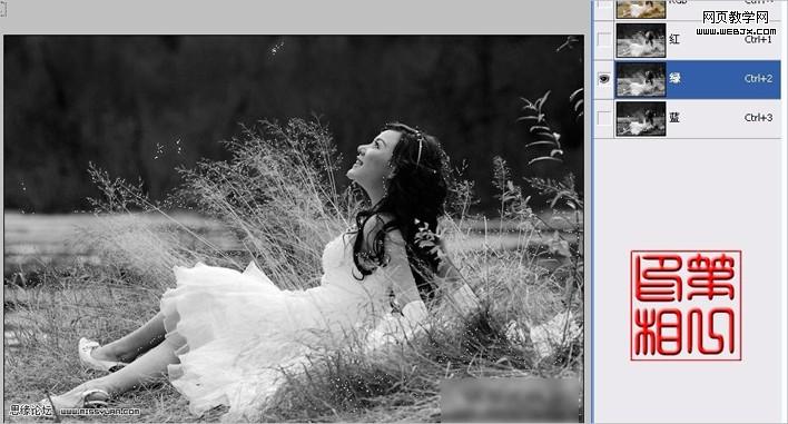 photoshop調色教程:漂亮的月桂女神_webjx.com
