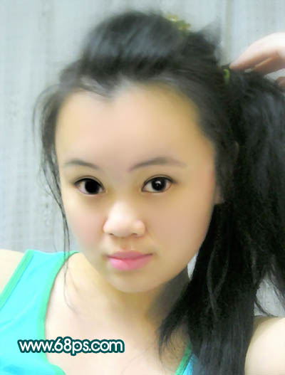photoshop教程：這樣制作網絡美女