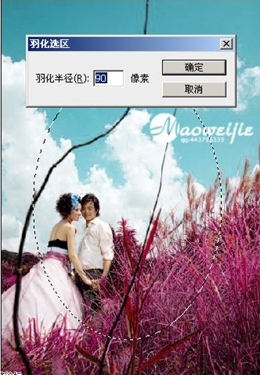 photoshop婚紗照片處理:緣分天空_webjx