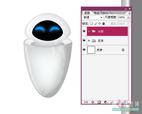 photoshop精細繪制漂亮的女機器人eve(伊芙)_webjx