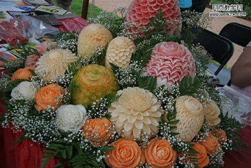 作品欣賞:用植物水果進行的藝術創作_網頁設計