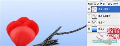 photoshop教程：鼠繪梅花_網頁設計webjx.com網絡轉載