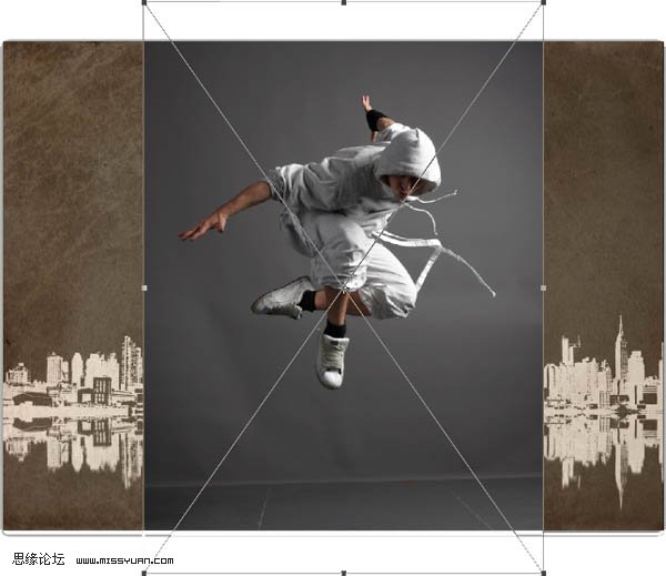 photoshop合成:城市與音樂合成街舞海報_webjx.com