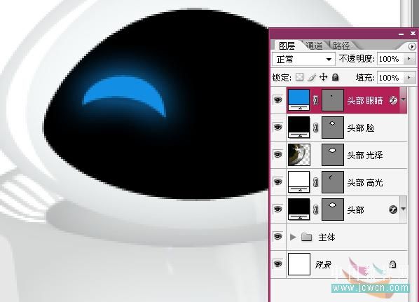 photoshop精細繪制漂亮的女機器人eve(伊芙)_webjx