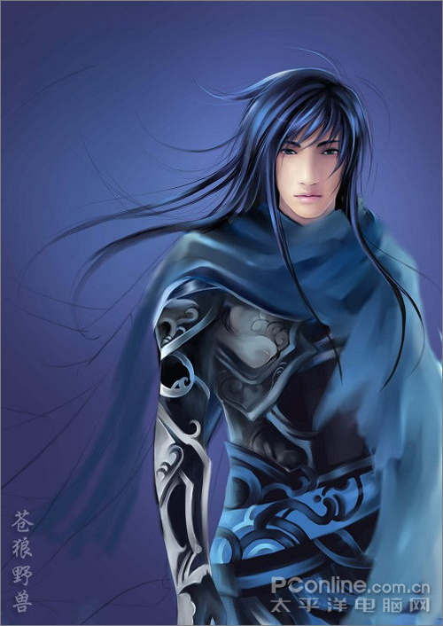 photoshop painter合力打造藍色幻想