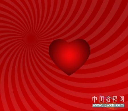 photoshop繪制多顆紅心表達情人節愛意