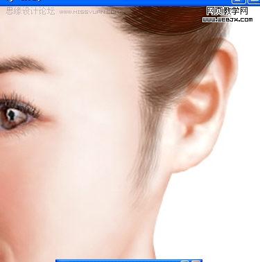 photoshop鼠繪教程:氣質美女_webjx.com