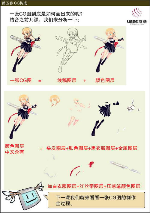 photoshop教程:手繪cg漫畫
