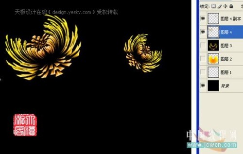 用photoshop濾鏡巧妙繪制艷麗菊花_網頁設計webjx.com轉載