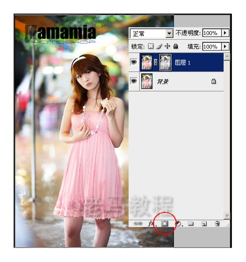 photoshop制作艷麗誘惑美女