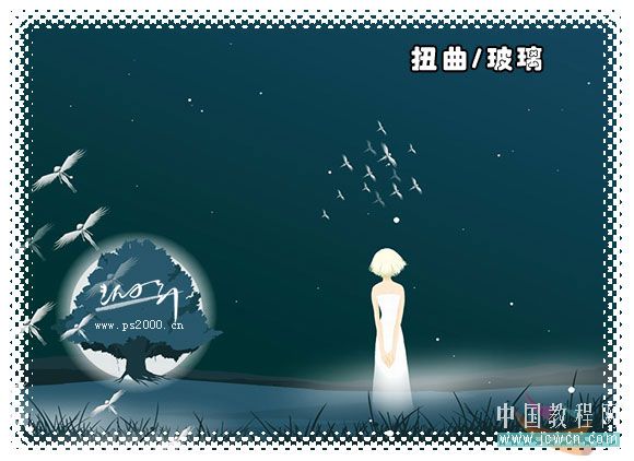photoshop教程：制作個性蝴蝶邊框照片_webjx.com