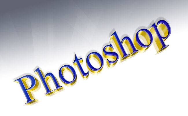 簡單制作立體字,photoshop教程
