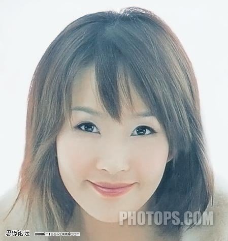 photoshop發黃照片調成粉嫩色調