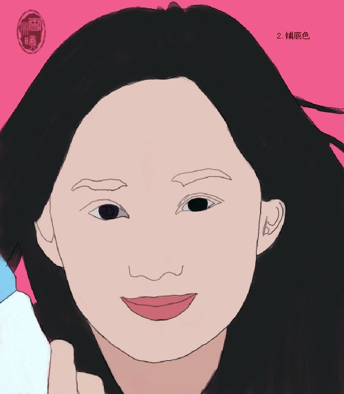 photoshop鼠繪教程:矢量青春美女
