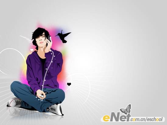 photoshop打造時尚音樂宣傳畫面