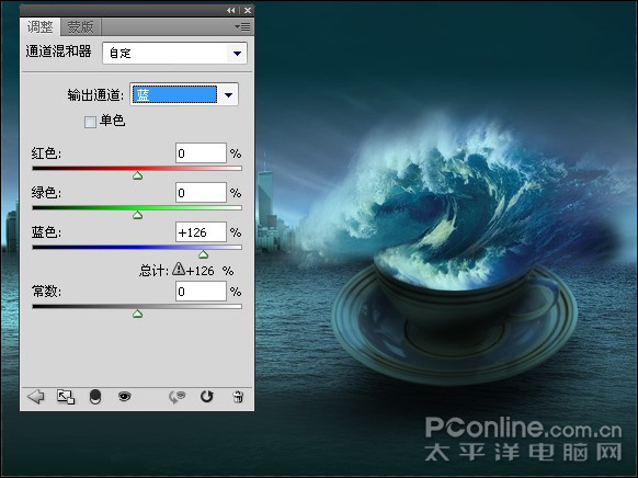 photoshop照片合成:驚濤駭浪在哪會有？