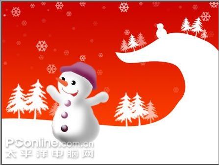 photoshop制作圣誕主題壁紙教程_網頁設計webjx.com轉載
