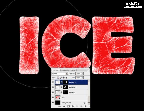 ps文字特效教程:打造超酷的冰雪文字特效_網頁設計