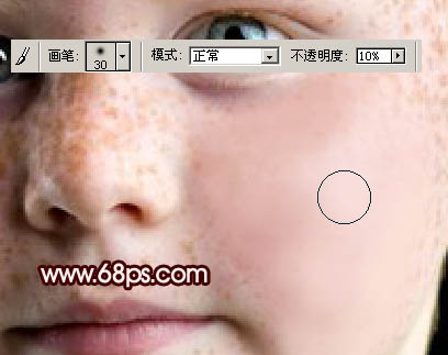 photoshop祛斑:臉部斑點多的磨皮教程_webjx.com