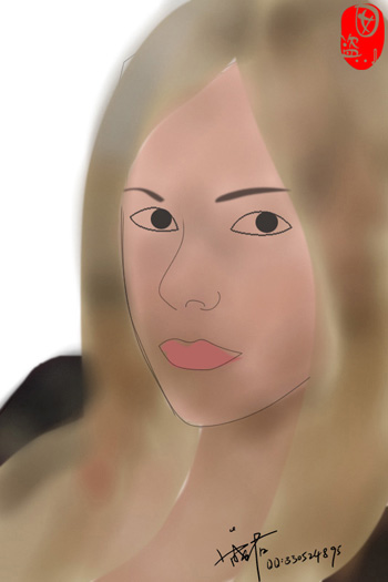 photoshop鼠繪人物實例:美女艾微兒_網頁設計