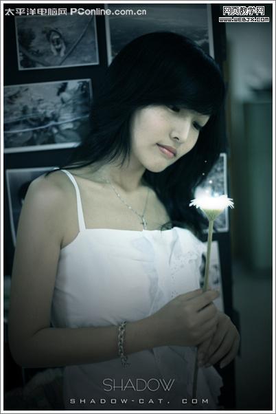 photoshop把圖片調成冷艷憂郁色調-www.webjx.com