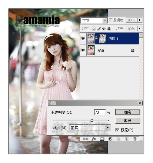 photoshop制作艷麗誘惑美女