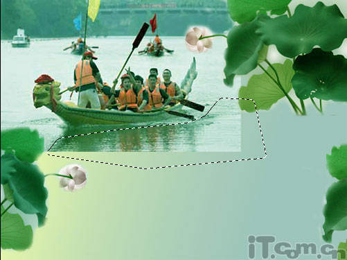用photoshop制作端午節賀卡