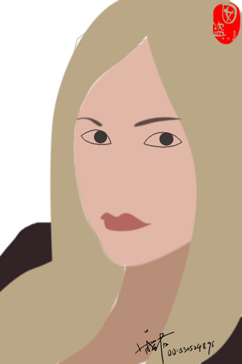 photoshop鼠繪人物實例:美女艾微兒_網頁設計
