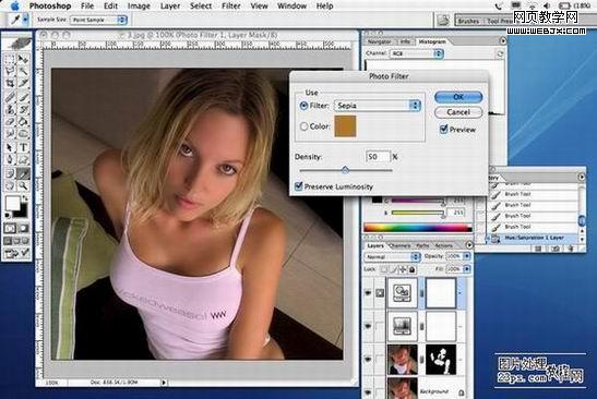 翻譯外國的photoshop磨皮教程