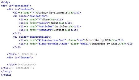 ps把psd網站模板切圖為xhtml+css的網頁_webjx