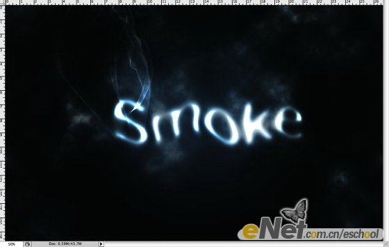 photoshop cs4快速打造飄渺的煙