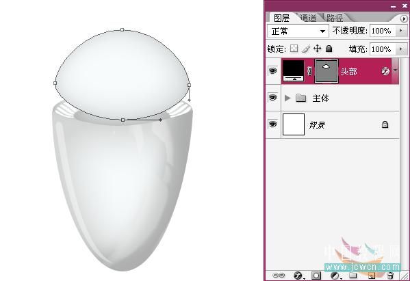 photoshop精細繪制漂亮的女機器人eve(伊芙)_網頁教學webjx