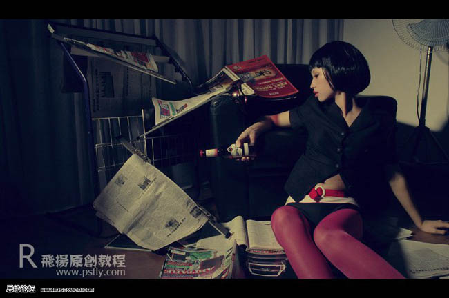 photoshop調色：暗黃懷舊照片特效