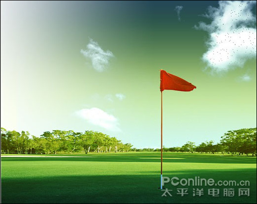 photoshop cs4教程:高爾夫邀請賽宣傳海報