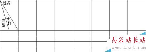 WPS制作表格的表頭斜線（用word）