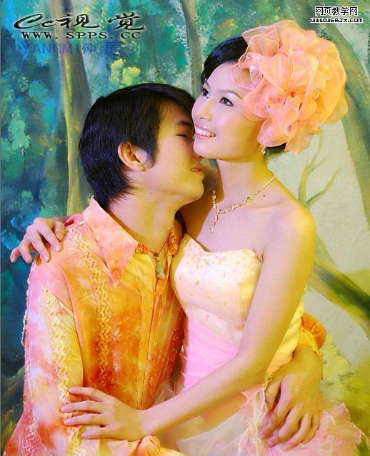 ps圖片合成教程:大紅的結婚請柬_網頁設計